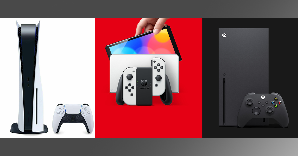 Amazon Links for PS5, Xbox and Nintendo Switch OLED PAB Games